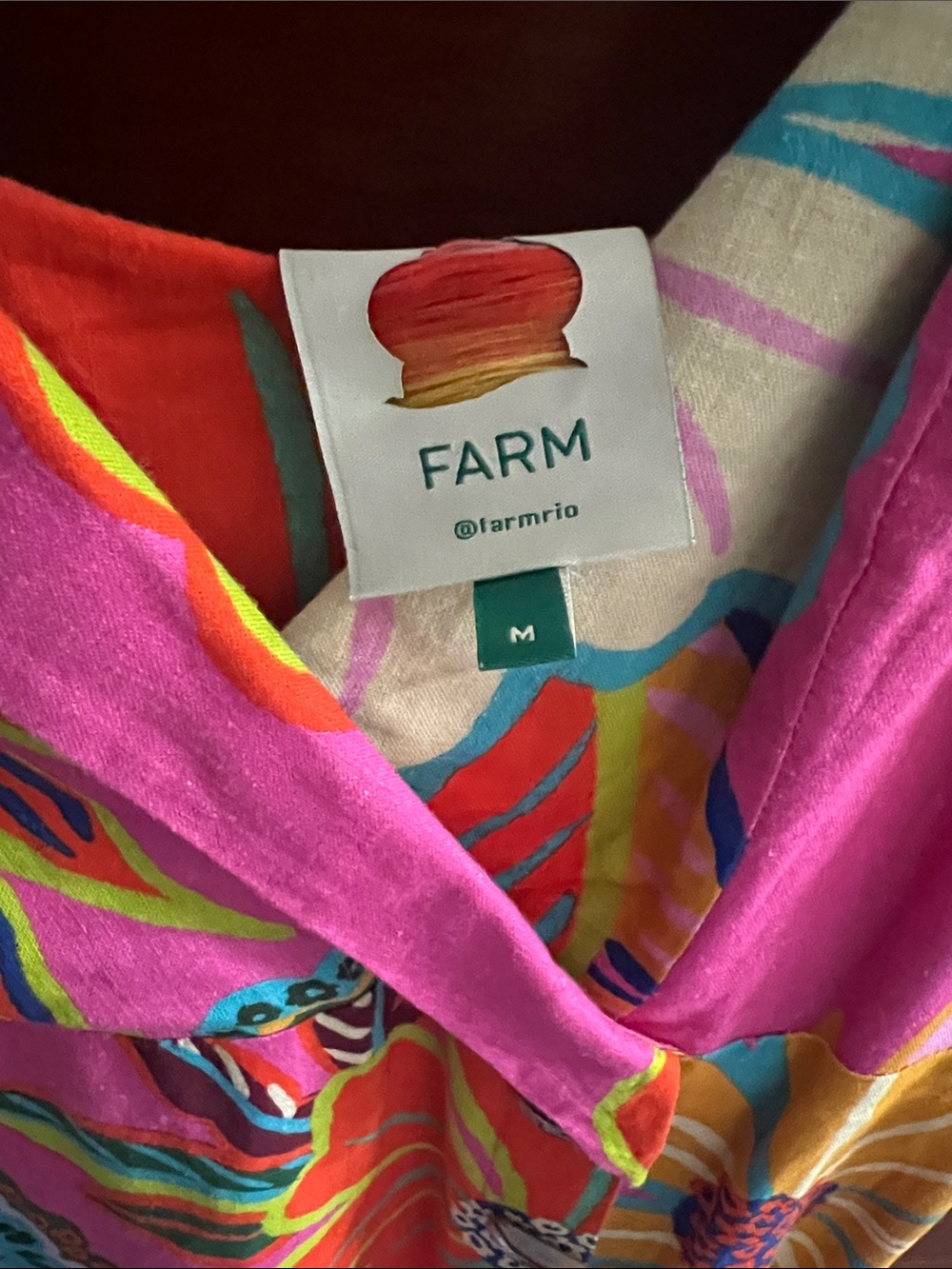 FARM Rio Pink Full Garden Mini Dress - Picture 7 of 12